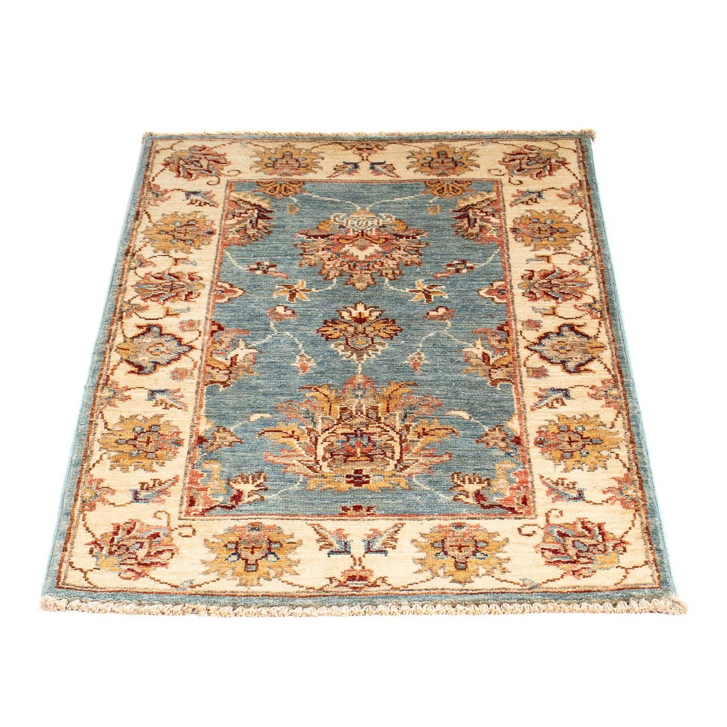 Tapis Ziegler - 95 x 60 cm - bleu clair