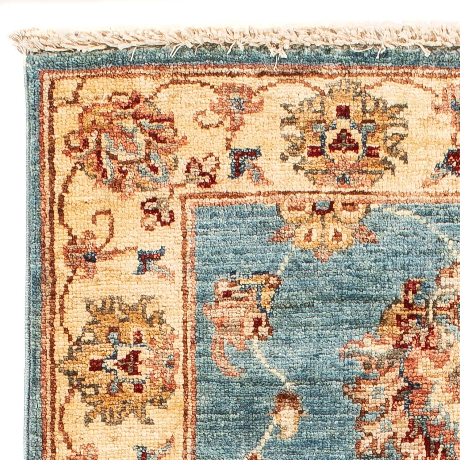 Tapis Ziegler - 95 x 63 cm - bleu clair