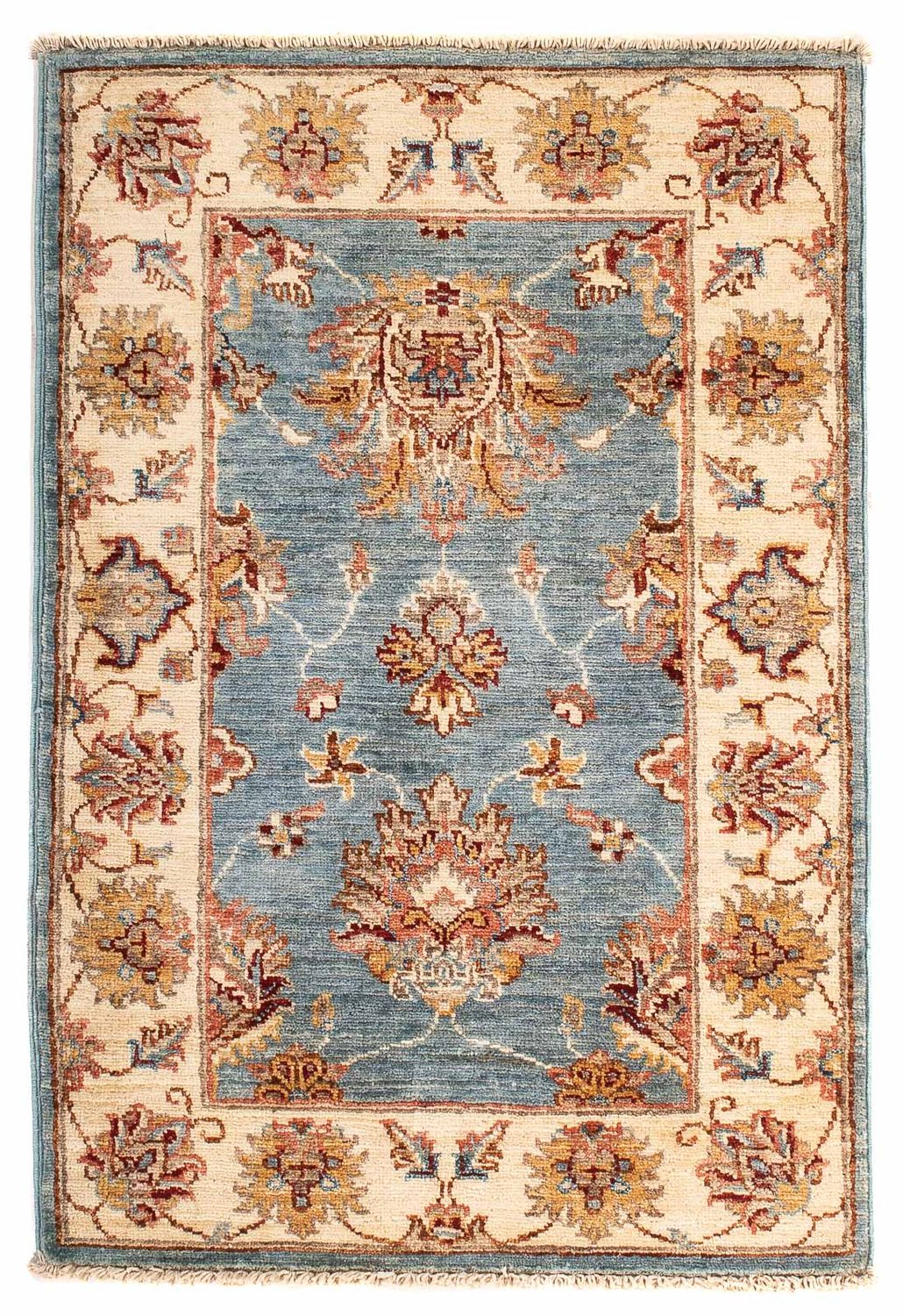 Tapis Ziegler - 95 x 60 cm - bleu clair