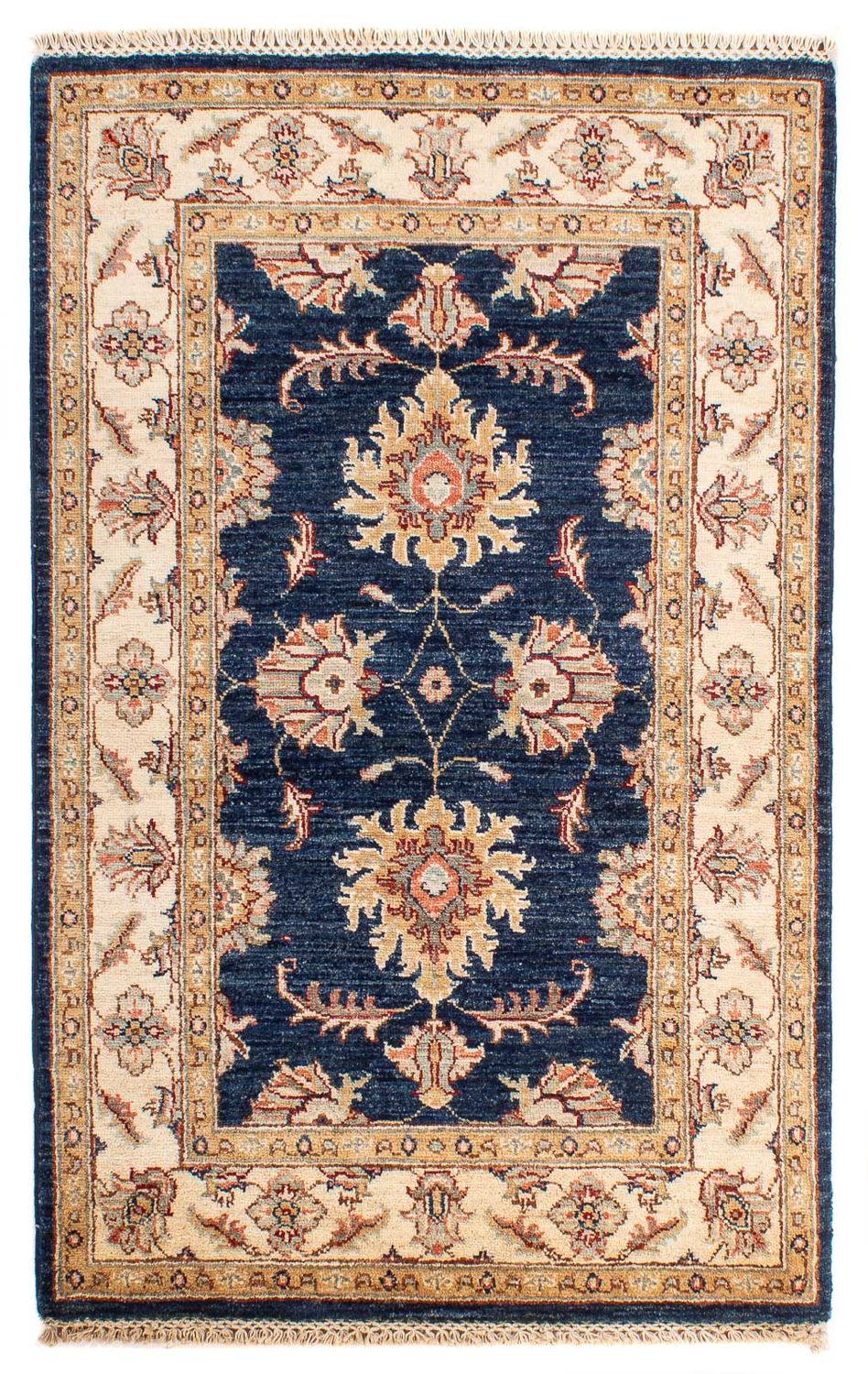 Tapis Ziegler - 123 x 79 cm - bleu foncé