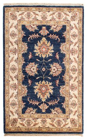 Tapis Ziegler - 123 x 79 cm - bleu foncé