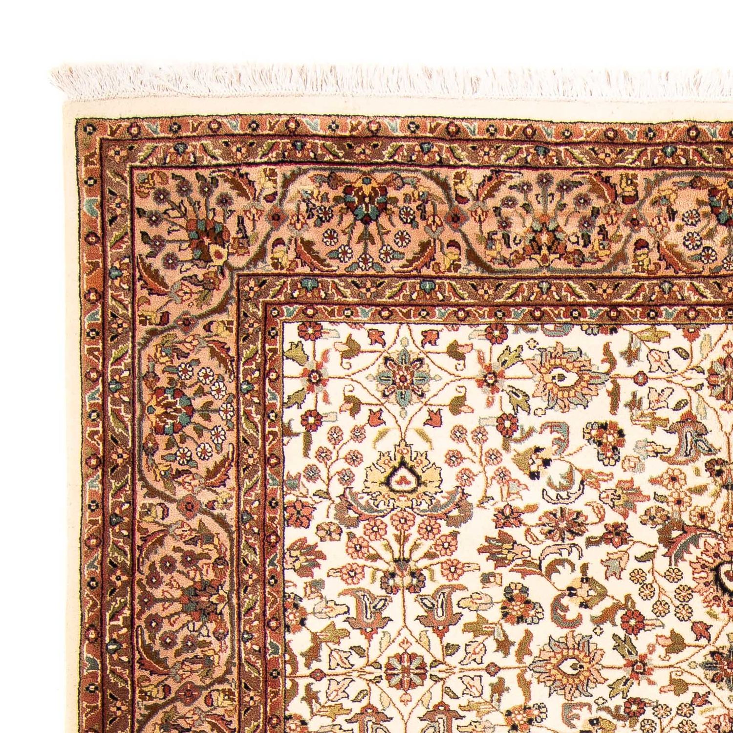 Alfombra oriental - Keshan - Indus - 235 x 175 cm - beige