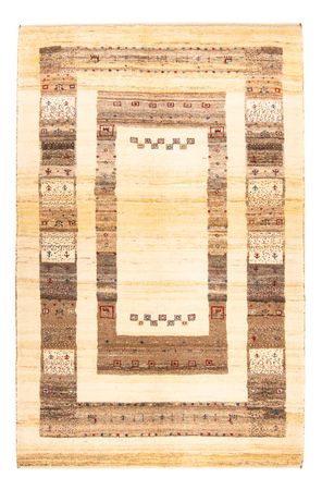 Gabbeh Tapijt - Loribaft Perzisch - 193 x 117 cm - beige