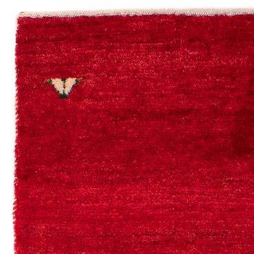 Tapis Gabbeh - Loribaft Persan - 130 x 76 cm - rouge foncé