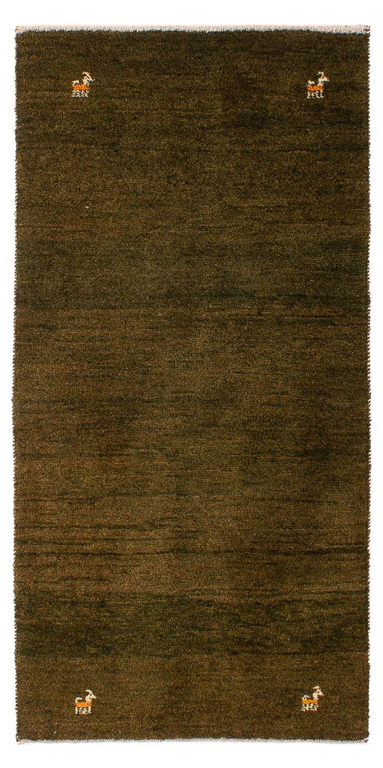 Gabbeh Rug - Loribaft Perser - 144 x 70 cm - dark brown