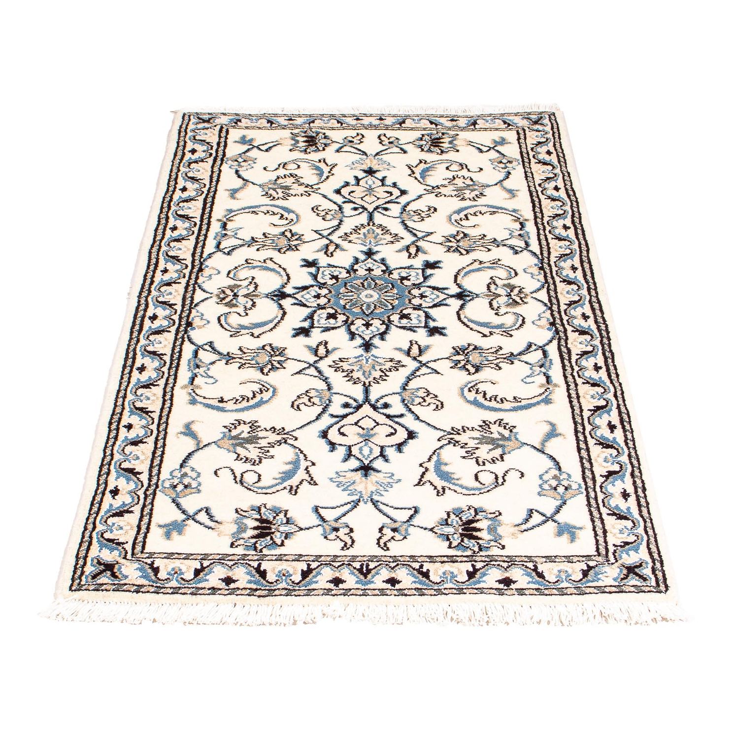 Alfombra persa - Nain - 139 x 70 cm - beige