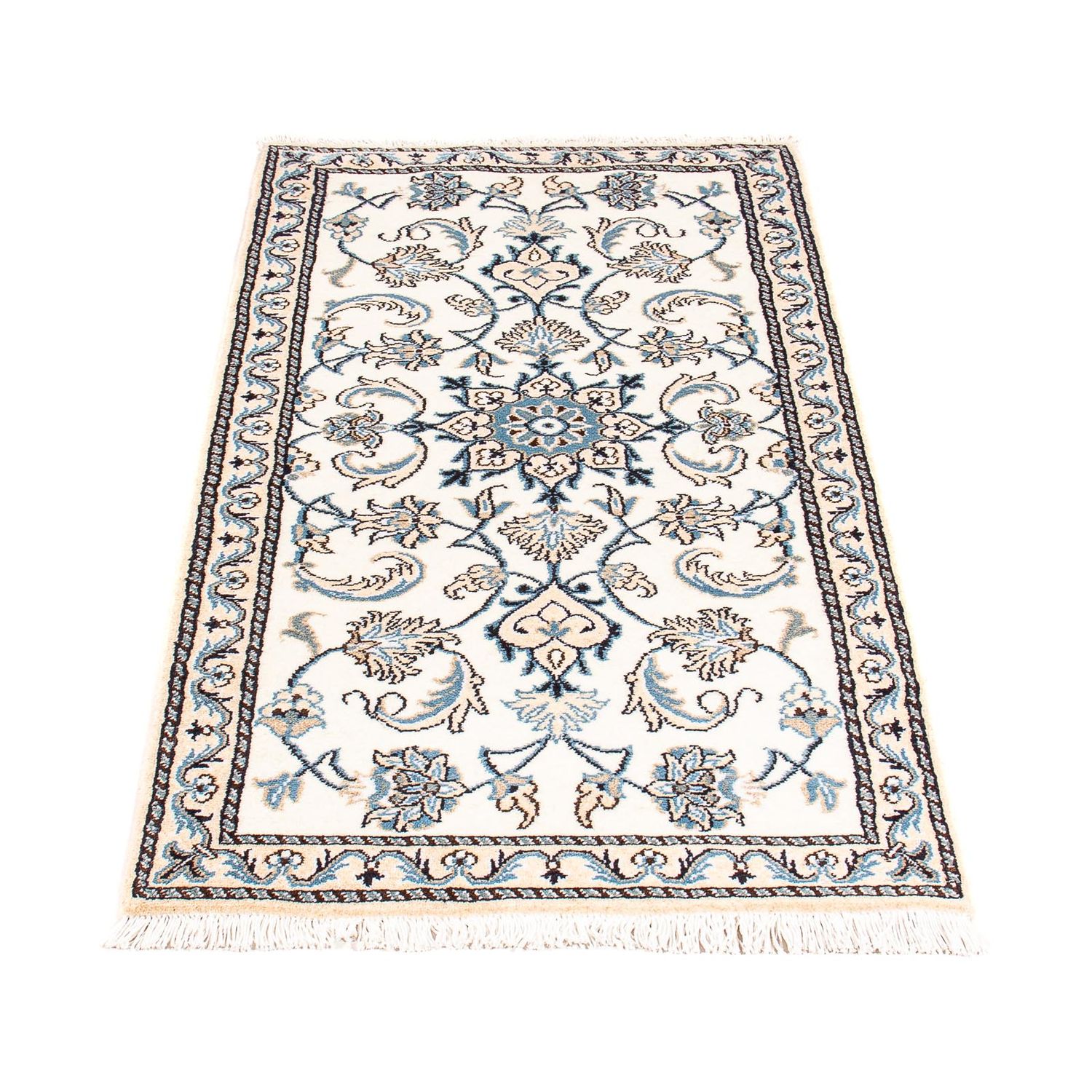 Alfombra persa - Nain - 145 x 68 cm - beige