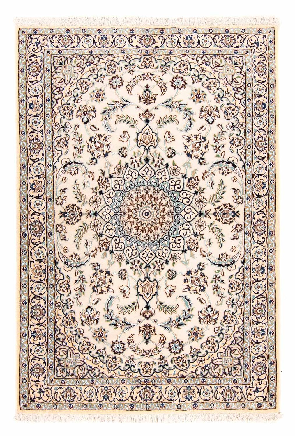 Perzisch tapijt - Nain - Koninklijk - 175 x 113 cm - beige