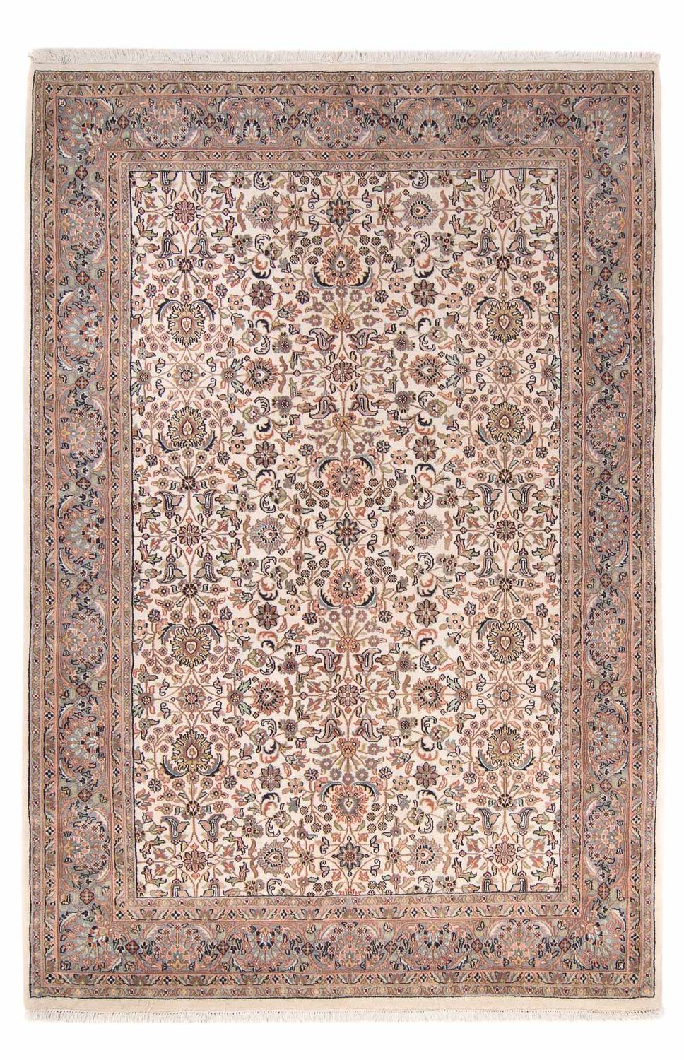 Tapete oriental - Keshan - Indus - 245 x 165 cm - bege