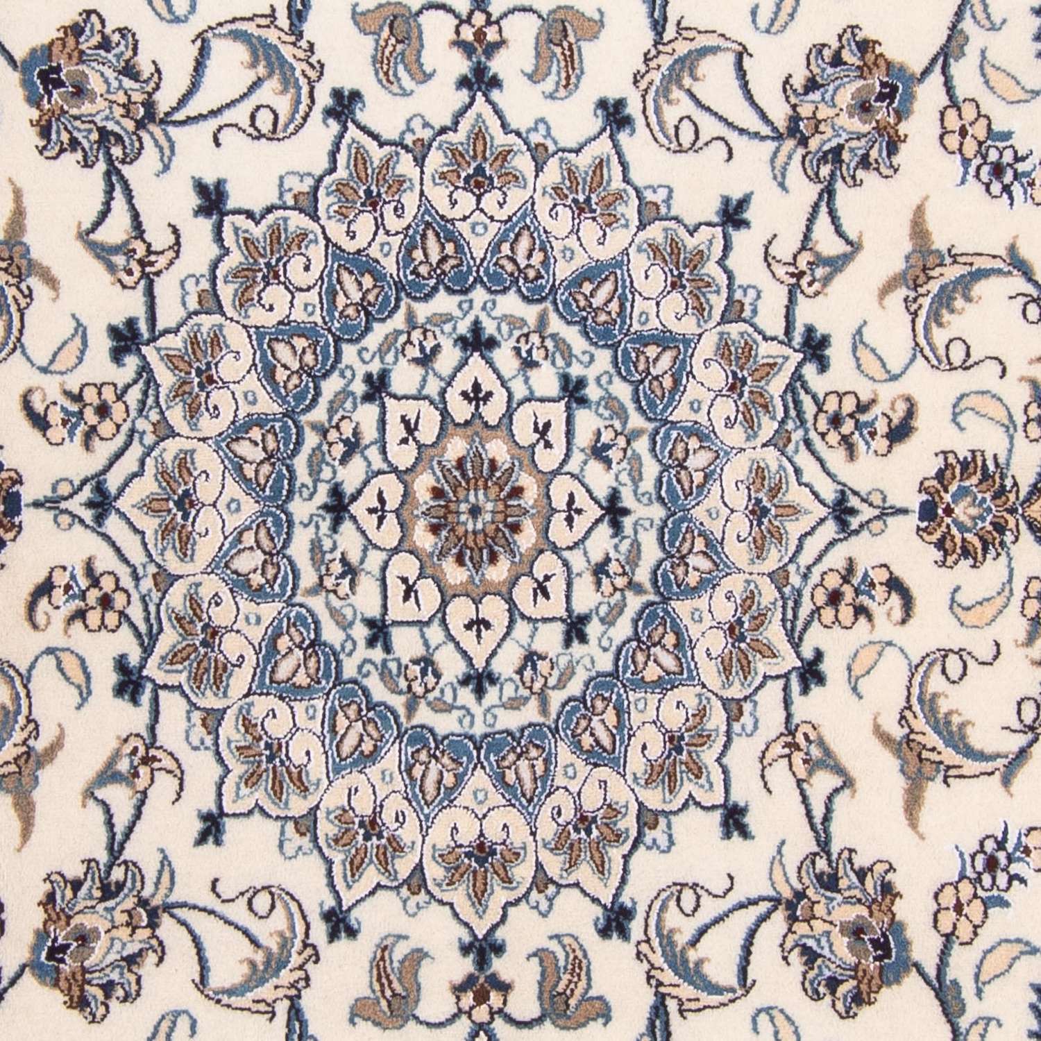 Tapis persan - Nain - 266 x 198 cm - beige