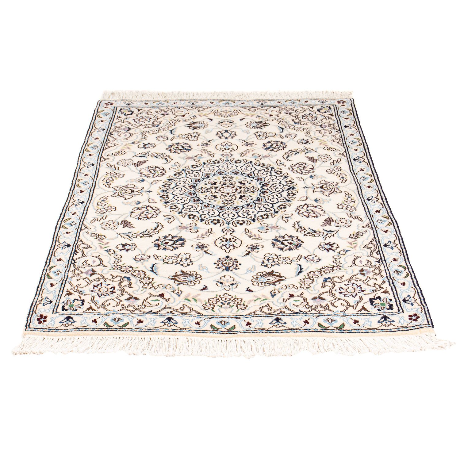 Alfombra Persa - Nain - Real - 130 x 88 cm - beige