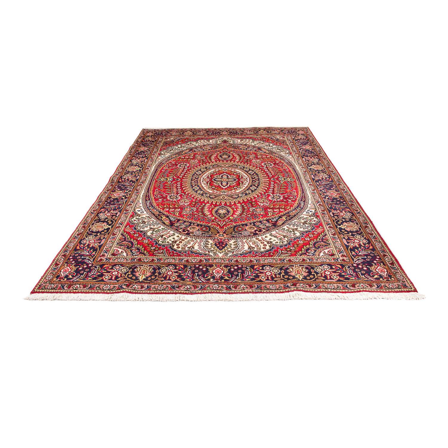 Perský koberec - Tabríz - 300 x 205 cm - červená