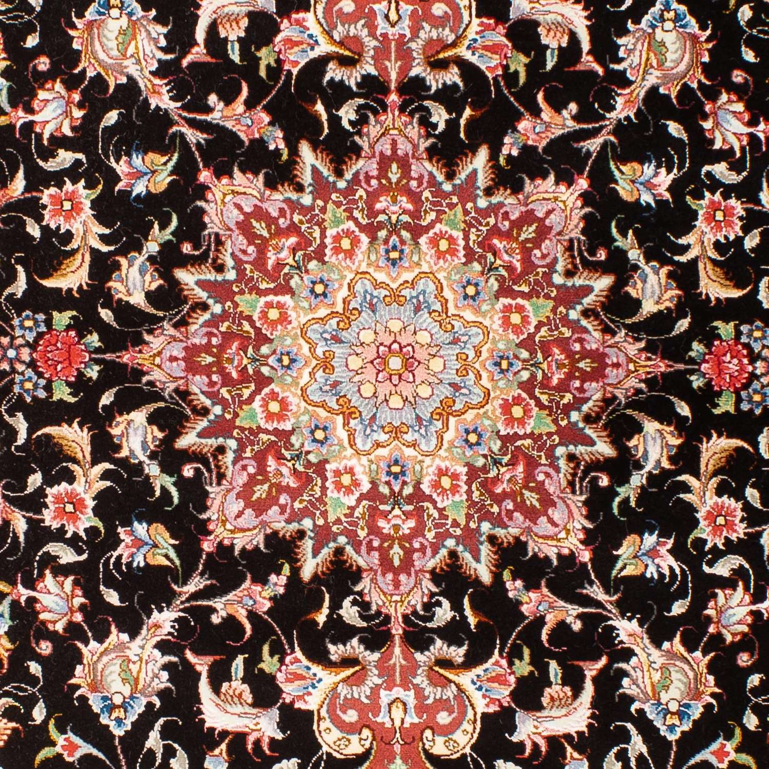 Persisk teppe - Tabriz - Royal - 152 x 103 cm - mørkeblå