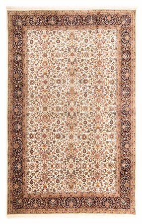 Orientteppich - Keshan - Indus 305 x 202 cm, Schurwollteppich,  Teppich Wohnzimmer, Schlafzimmer Teppich