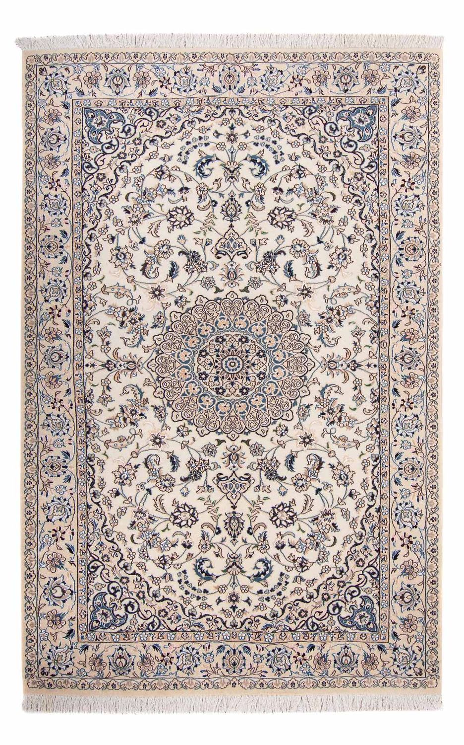 Perzisch tapijt - Nain - Koninklijk - 245 x 155 cm - beige