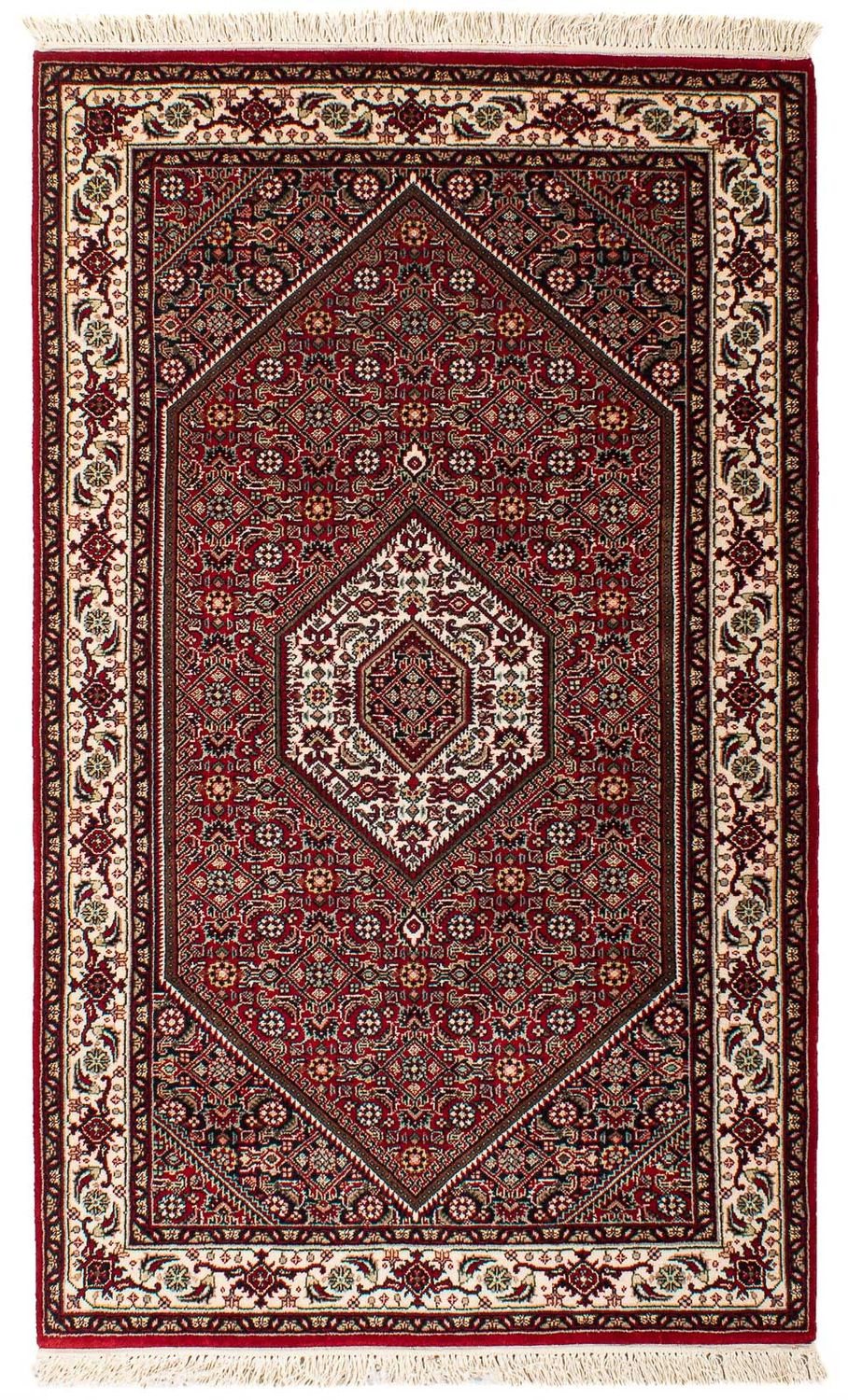 Oosters tapijt - Bijar - Indus - 163 x 92 cm - donkerrood