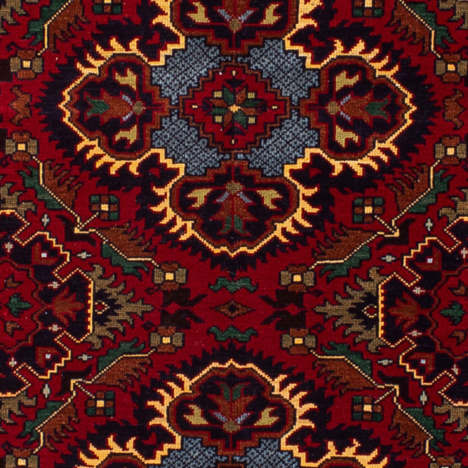 Alfombra afgana - 145 x 93 cm - rojo oscuro