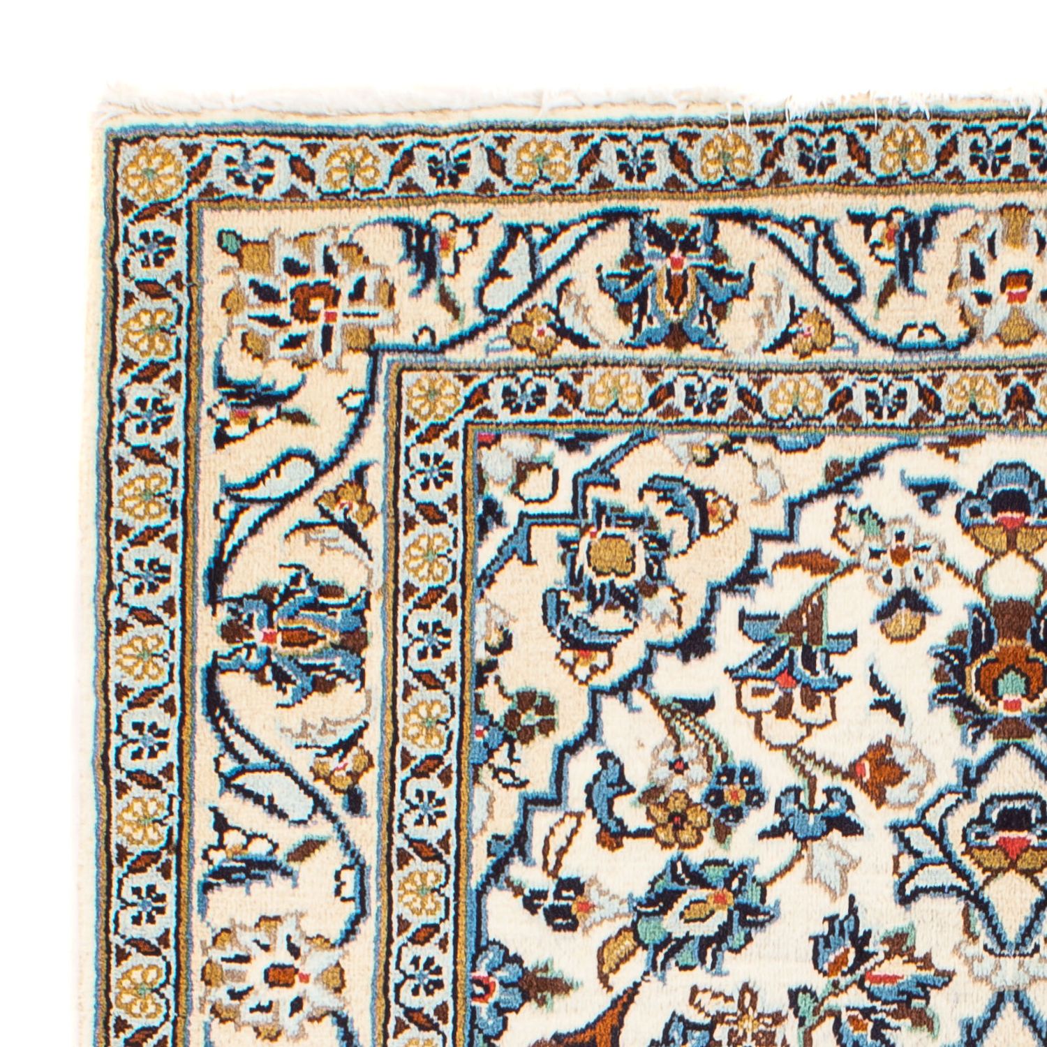 Tapis persan - Keshan - 152 x 100 cm - beige