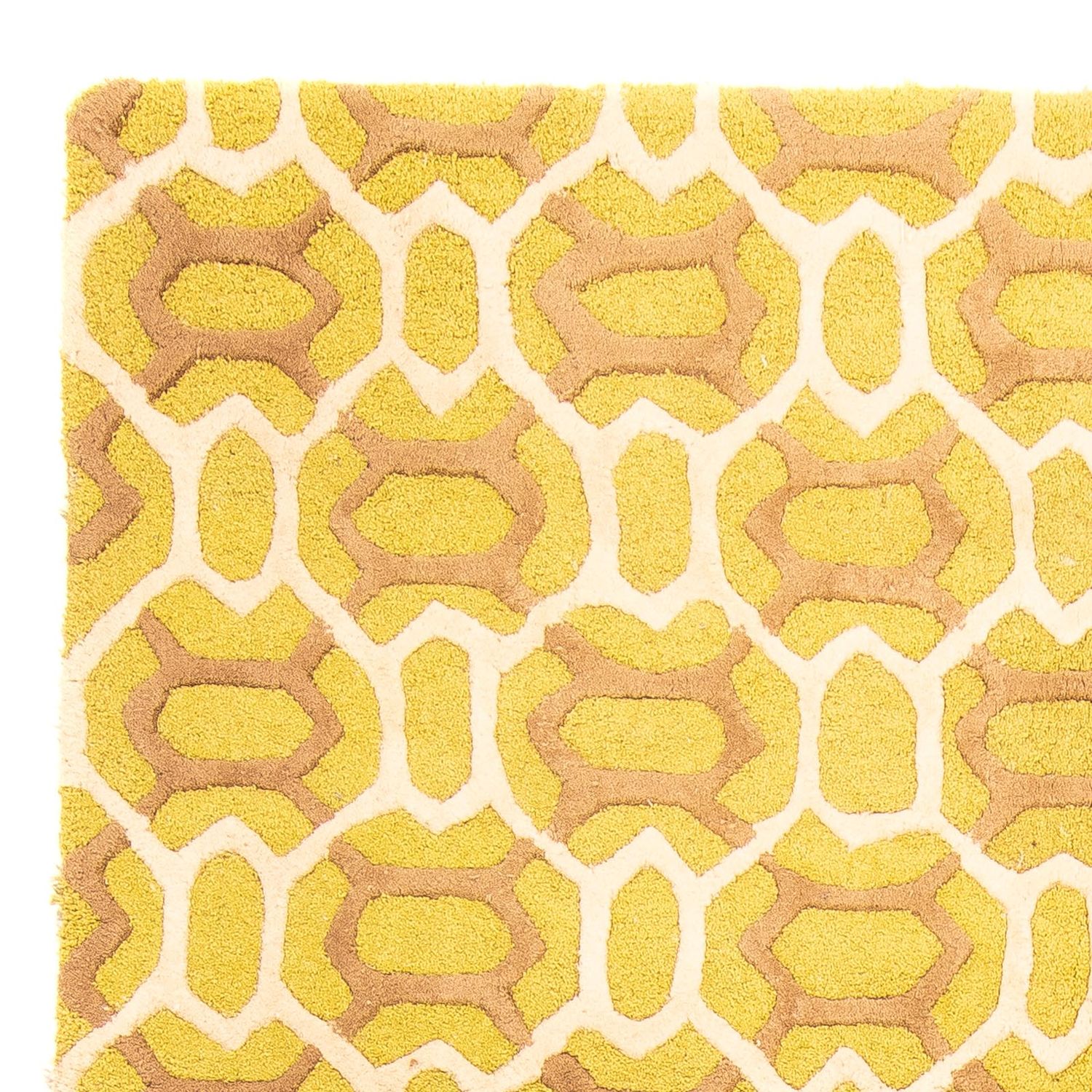 Tapis en laine - 260 x 180 cm - jaune