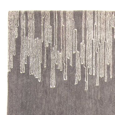 Tapis design - 244 x 151 cm - gris