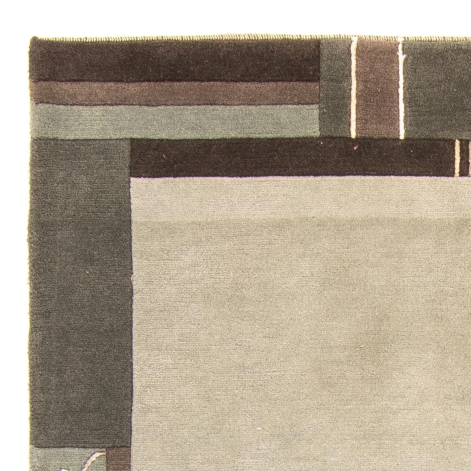 Tapis Népalais - 201 x 143 cm - gris