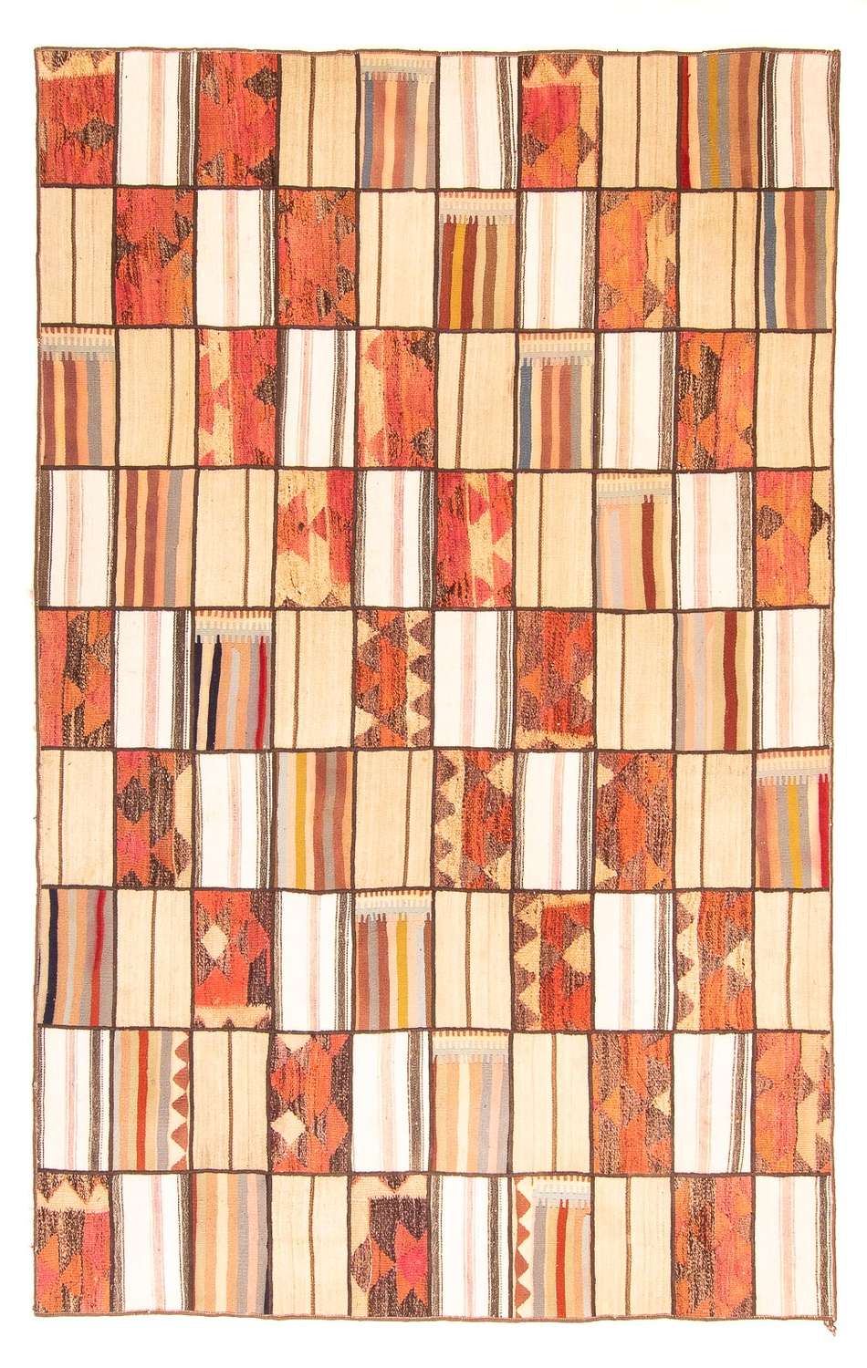 Patchwork-tæppe - 300 x 200 cm - flerfarvet