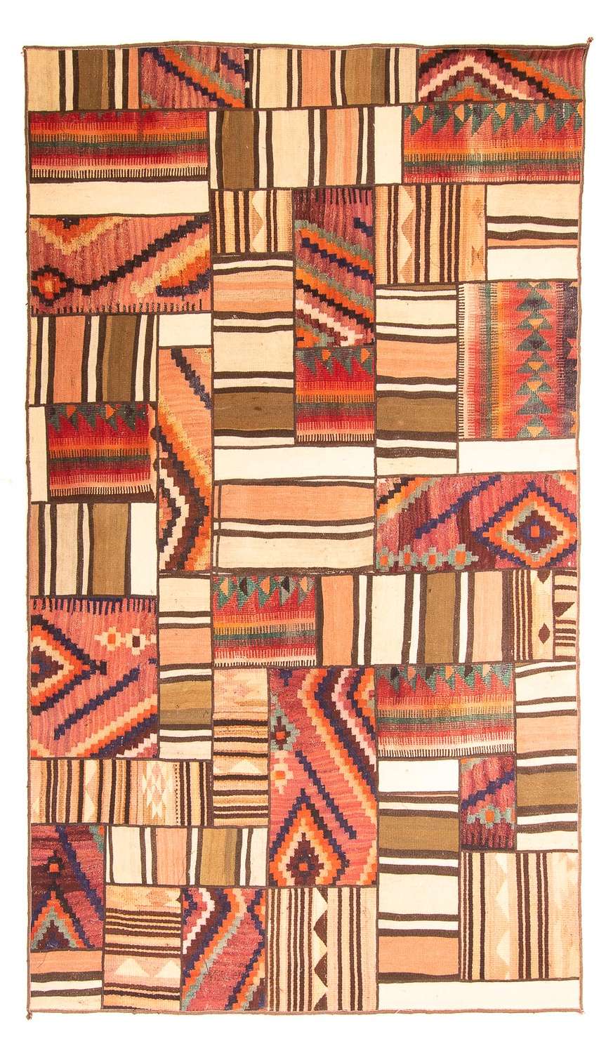 Alfombra de patchwork - 300 x 200 cm - multicolor