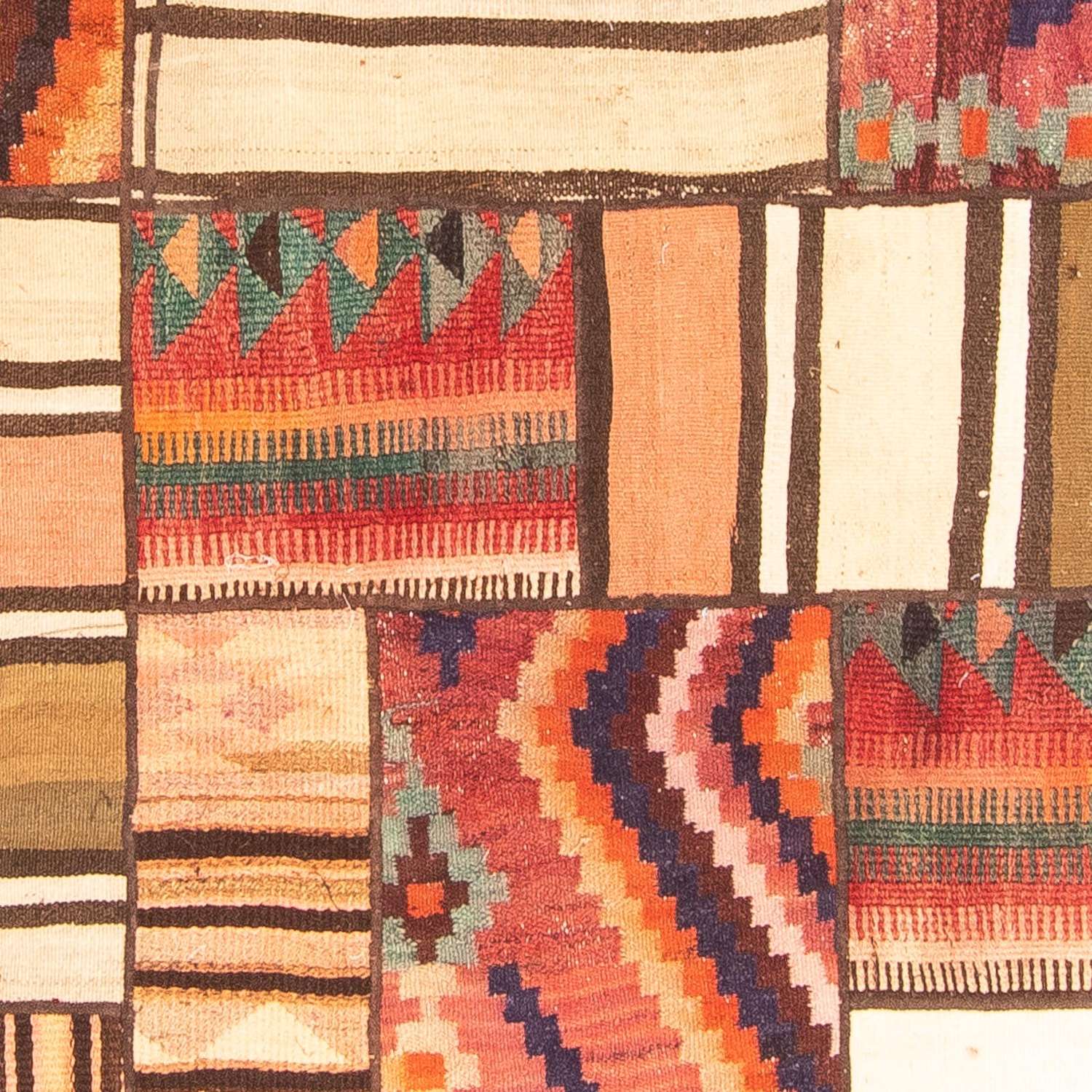 Alfombra de patchwork - 300 x 200 cm - multicolor