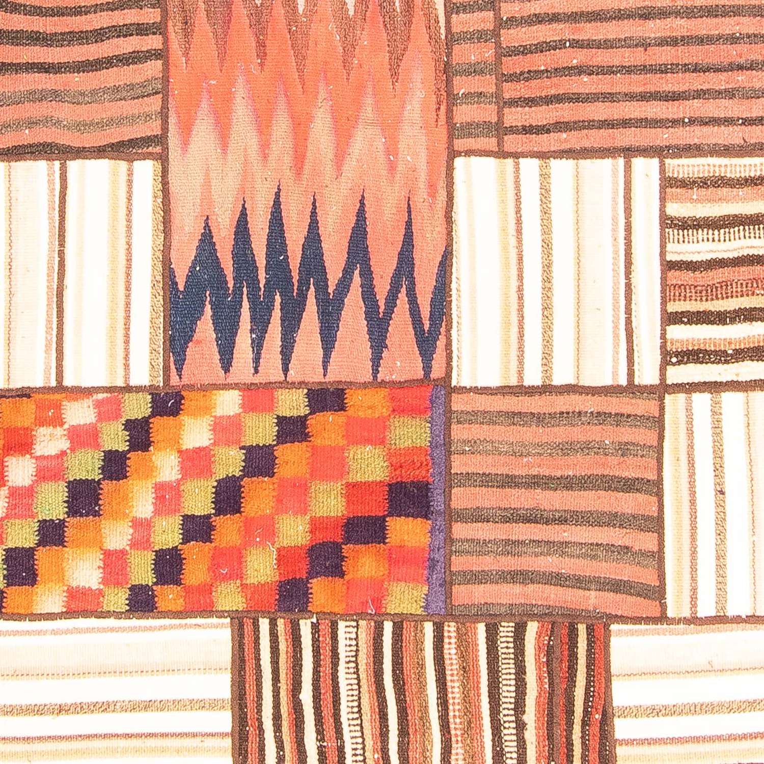Alfombra de patchwork - 350 x 250 cm - multicolor