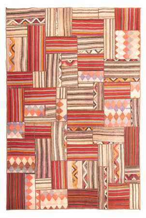 Alfombra de patchwork - 350 x 250 cm - multicolor