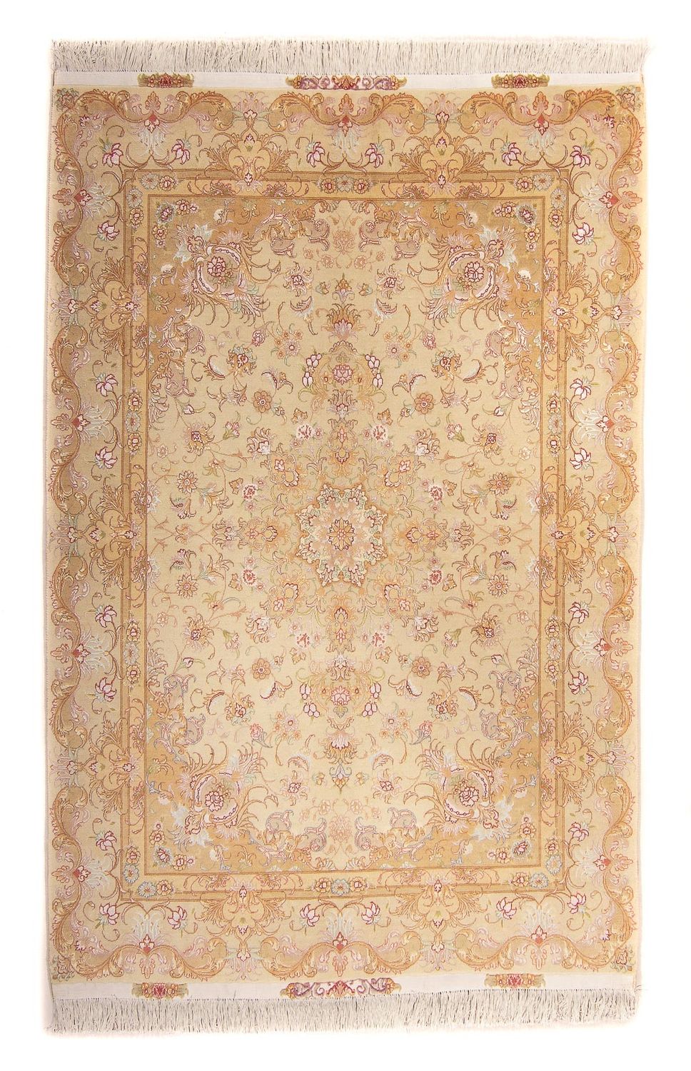 Persisk tæppe - Tabriz - Premium - 200 x 150 cm - beige