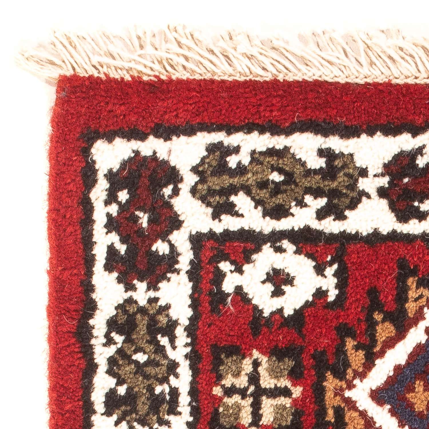 Orientalsk teppe - 60 x 40 cm - mørk rød