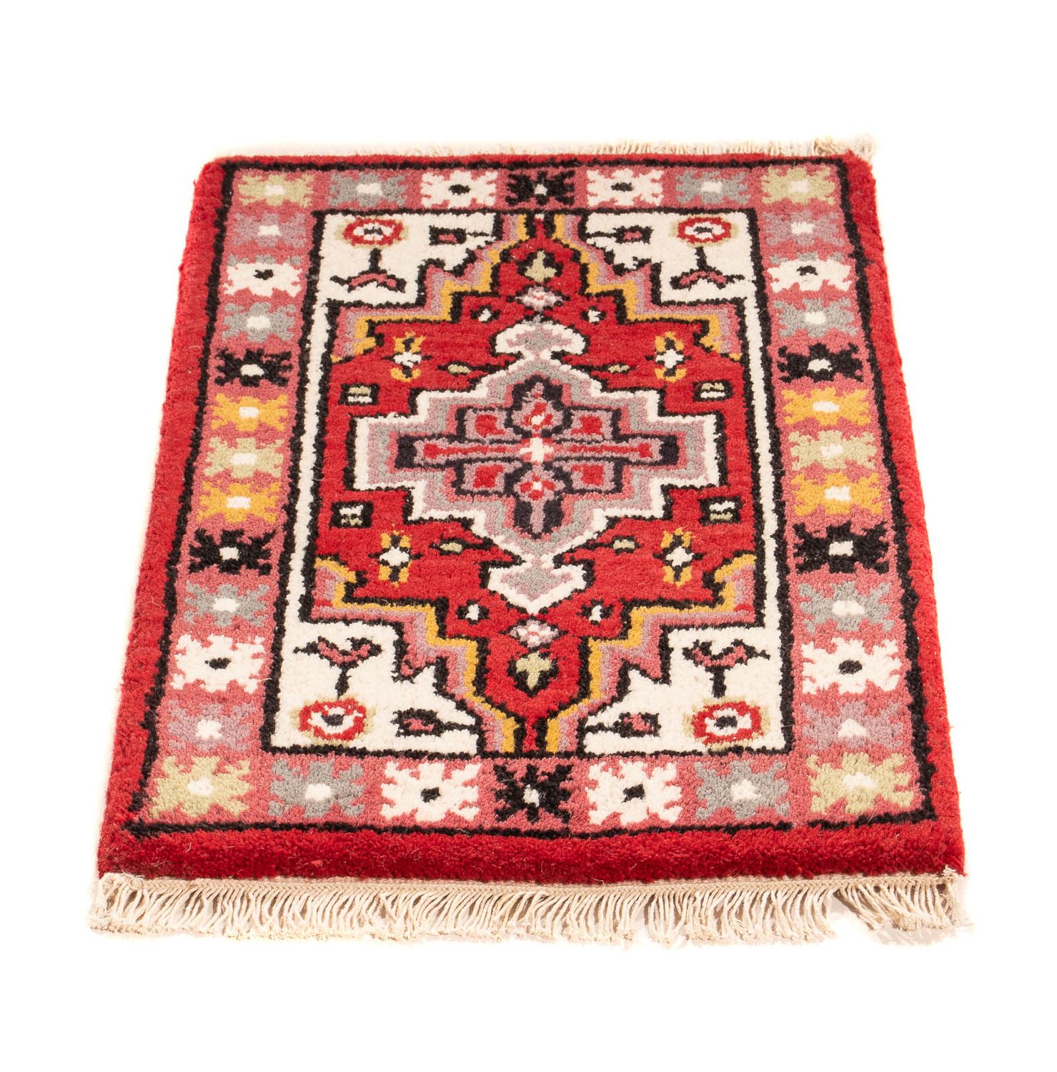 Tapis oriental - 60 x 40 cm - rouge