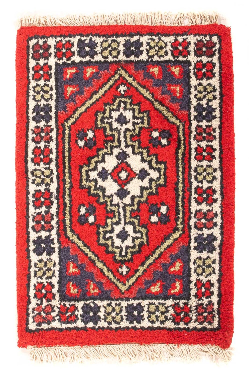 Alfombra oriental - 60 x 40 cm - rojo