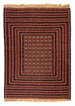 Tapis Kelim - Oriental - 180 x 133 cm - rouge foncé