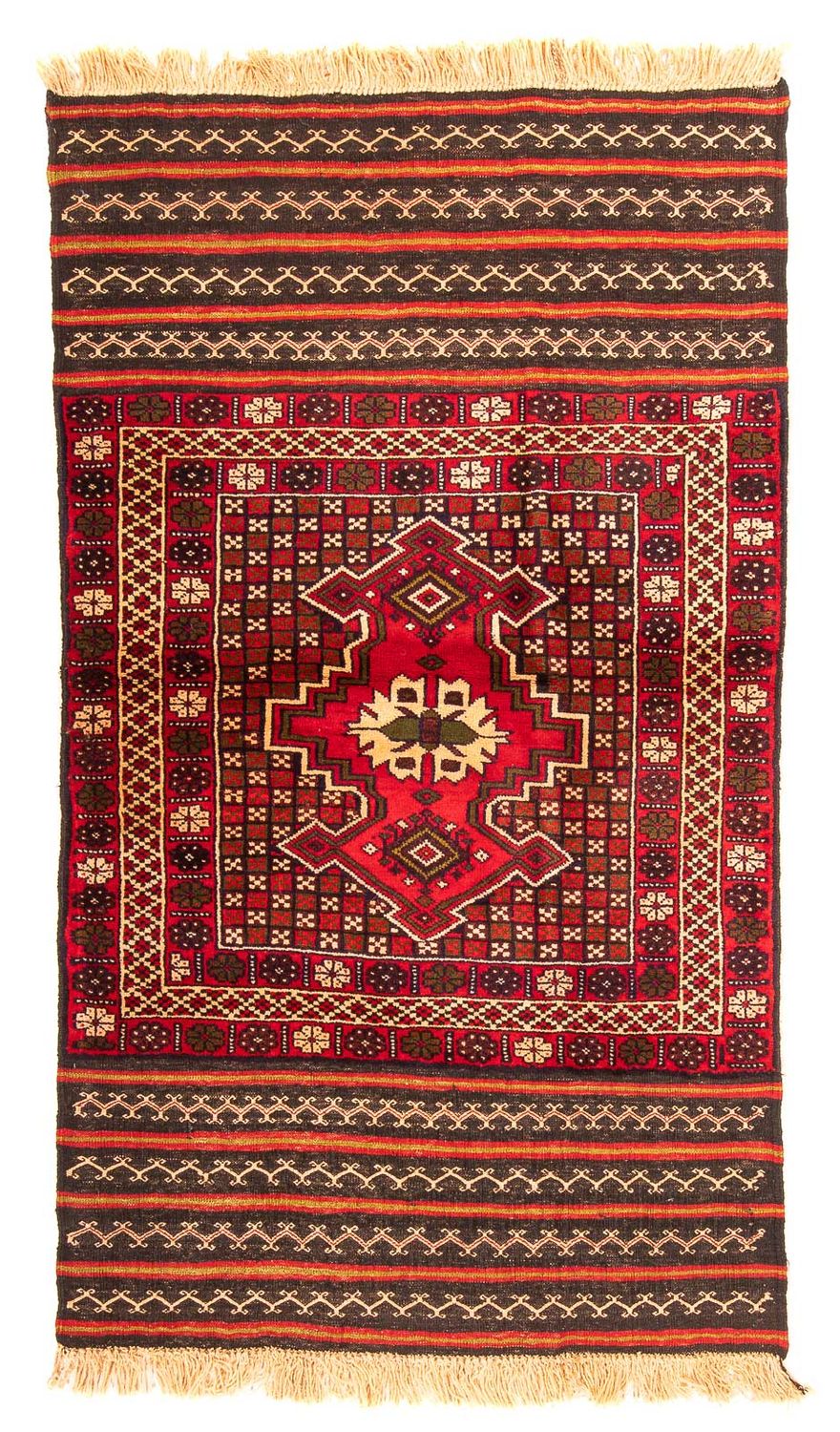 Kelim Carpet - orientalisk matta - 155 x 87 cm - röd