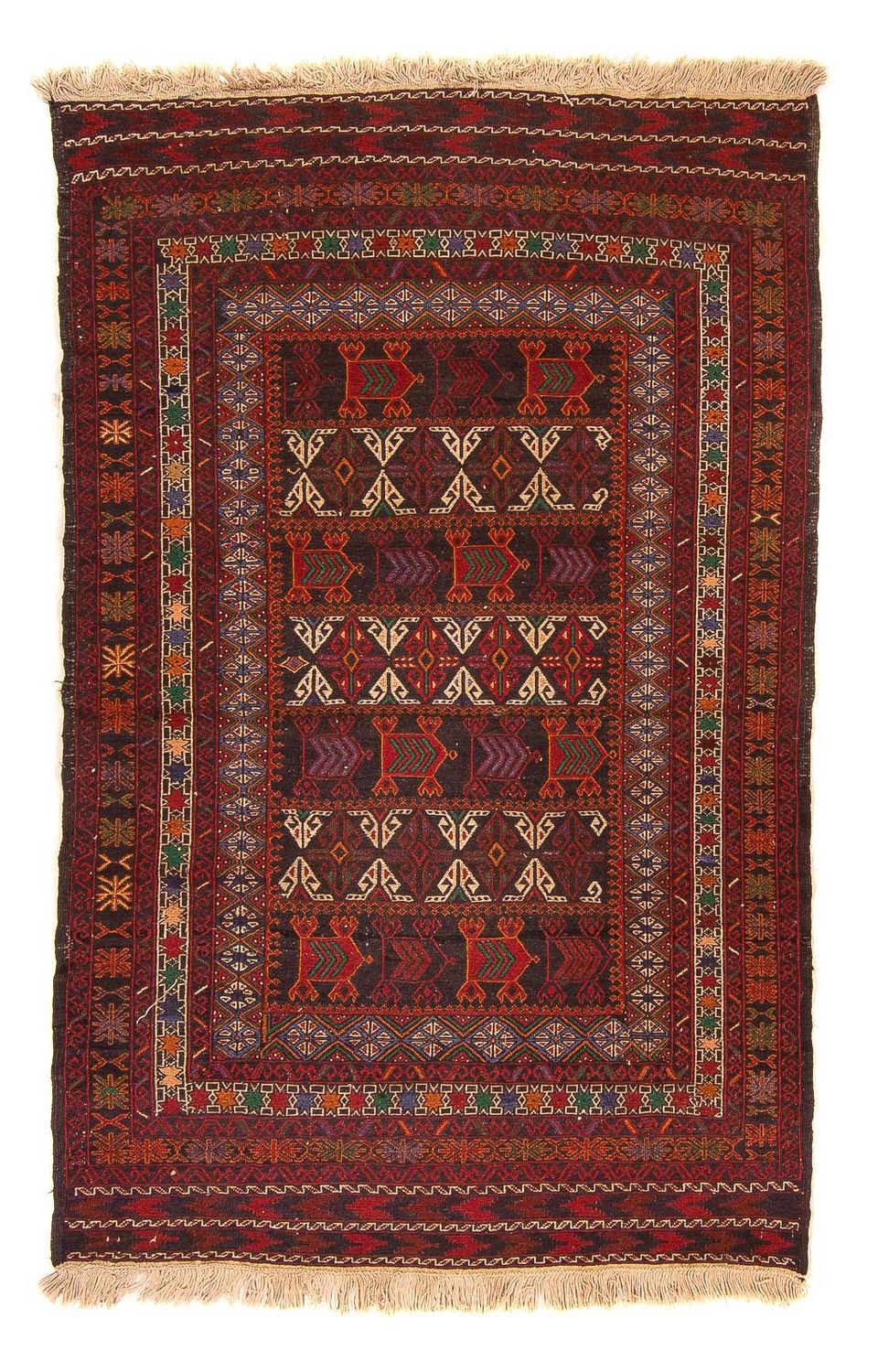 Kelimteppe - Orientalsk - 182 x 126 cm - brun