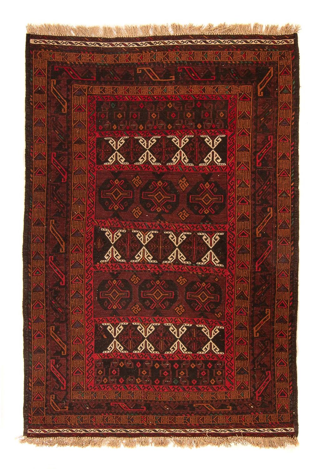 Kelimteppe - Orientalsk - 188 x 128 cm - brun