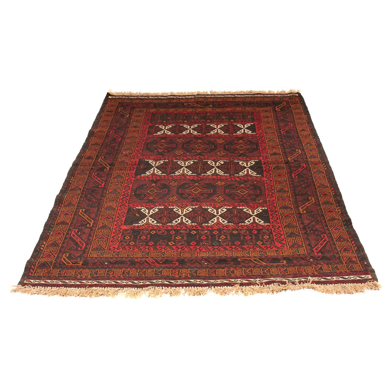 Kelim Carpet - orientalisk matta - 188 x 128 cm - brun