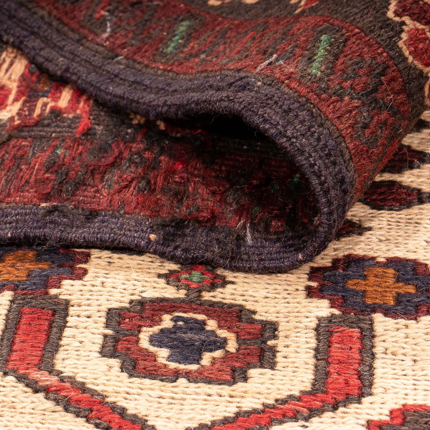 Kelim Carpet - orientalisk matta - 179 x 130 cm - brun