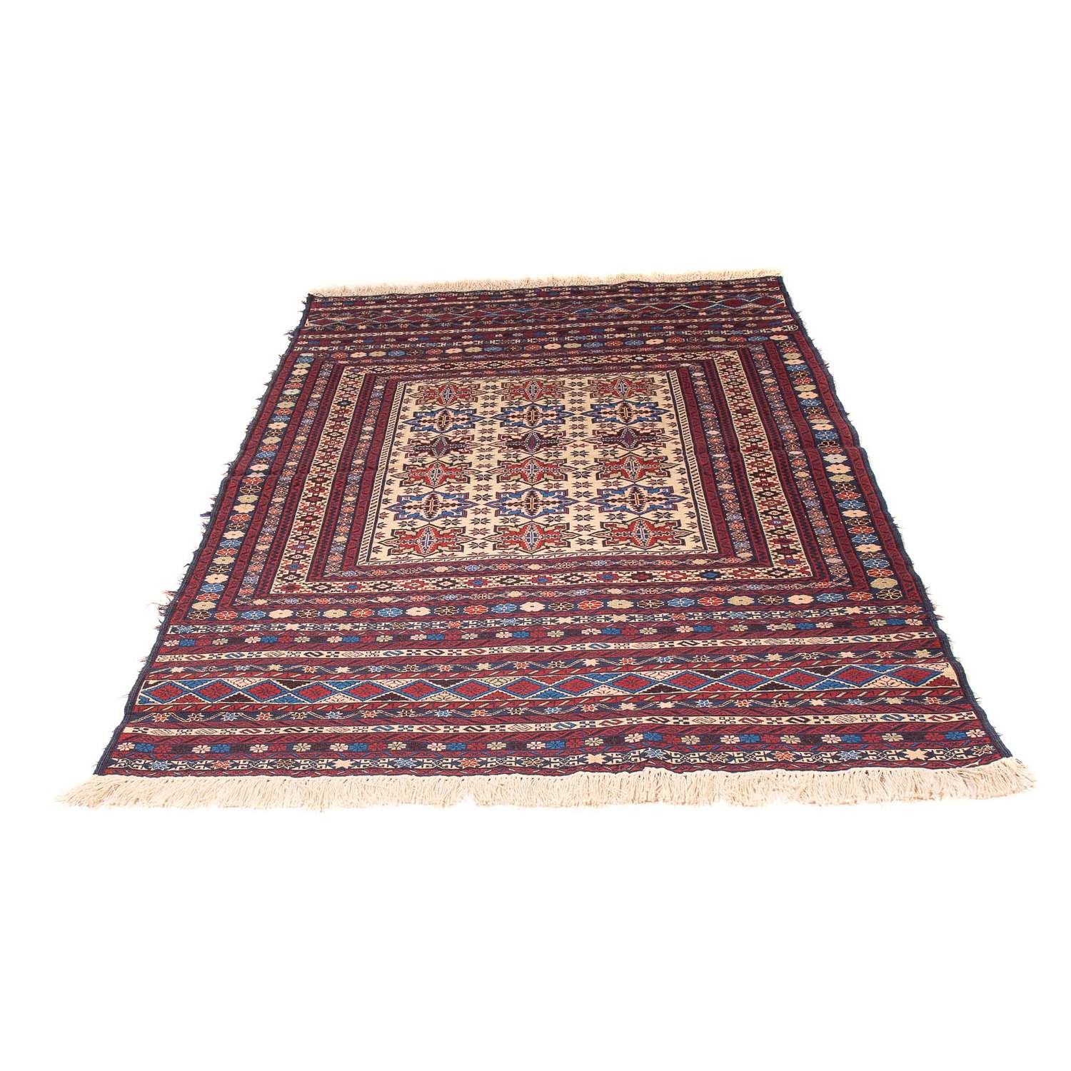 Kelim Carpet - orientalisk matta - 192 x 122 cm - flerfärgad