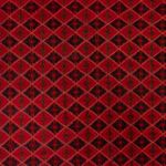 Tapis afghan - Boukhara - 283 x 208 cm - rouge foncé