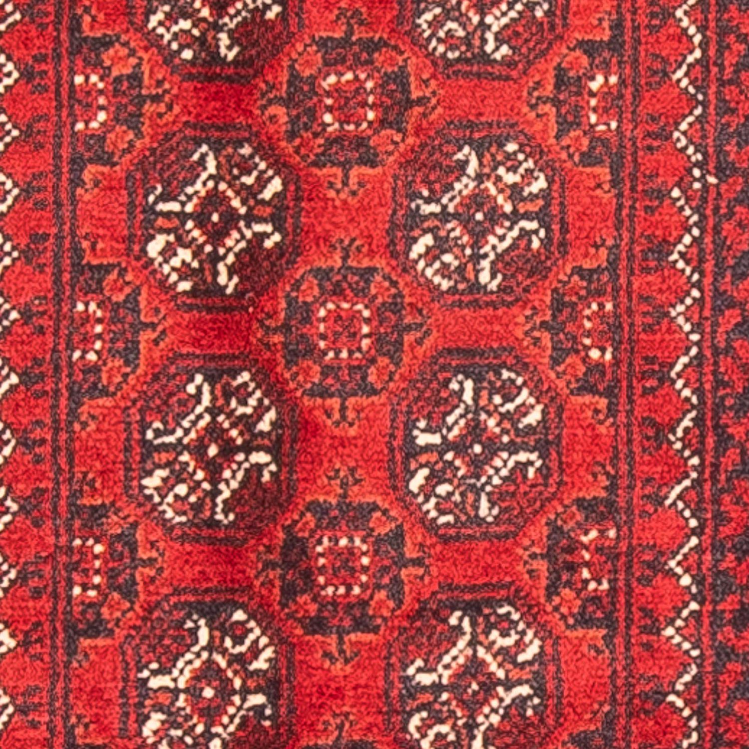 Alfombra afgana - 100 x 69 cm - rojo oscuro