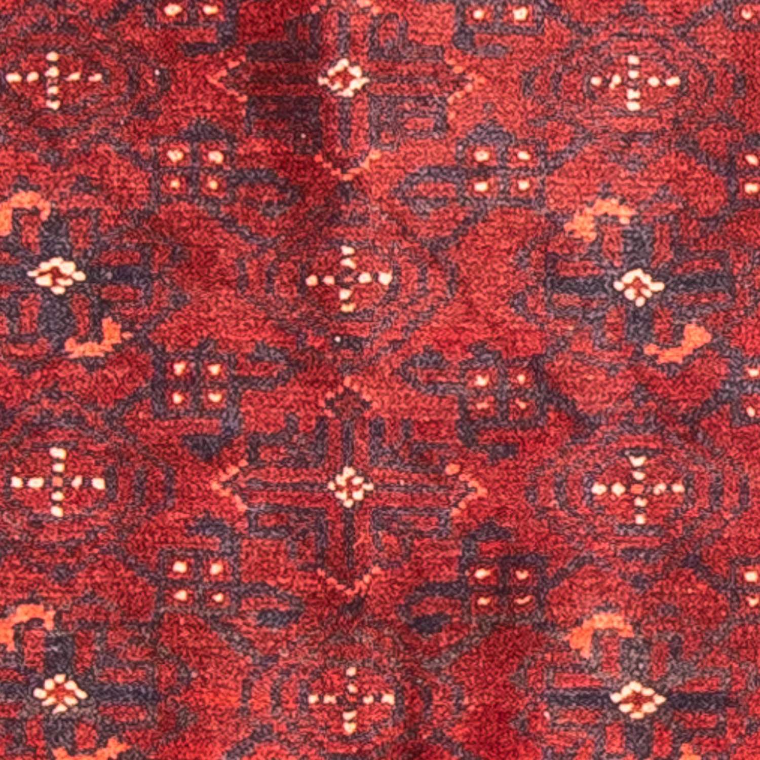 Corredor Tapete afegão - 140 x 44 cm - vermelho
