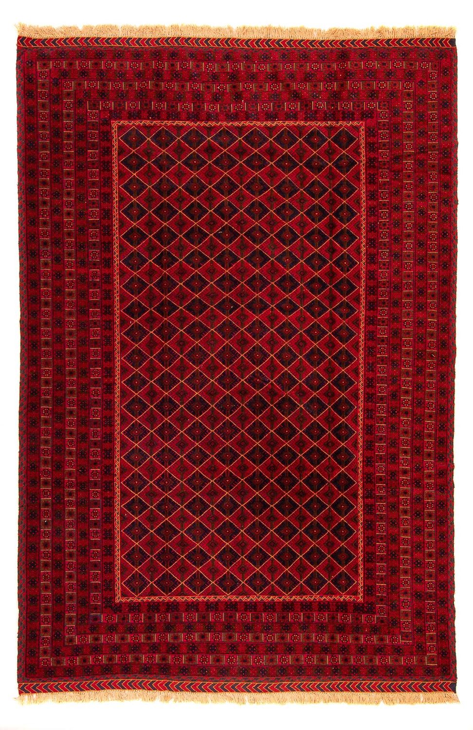 Tapete Kelim - Oriental - 289 x 205 cm - vermelho escuro