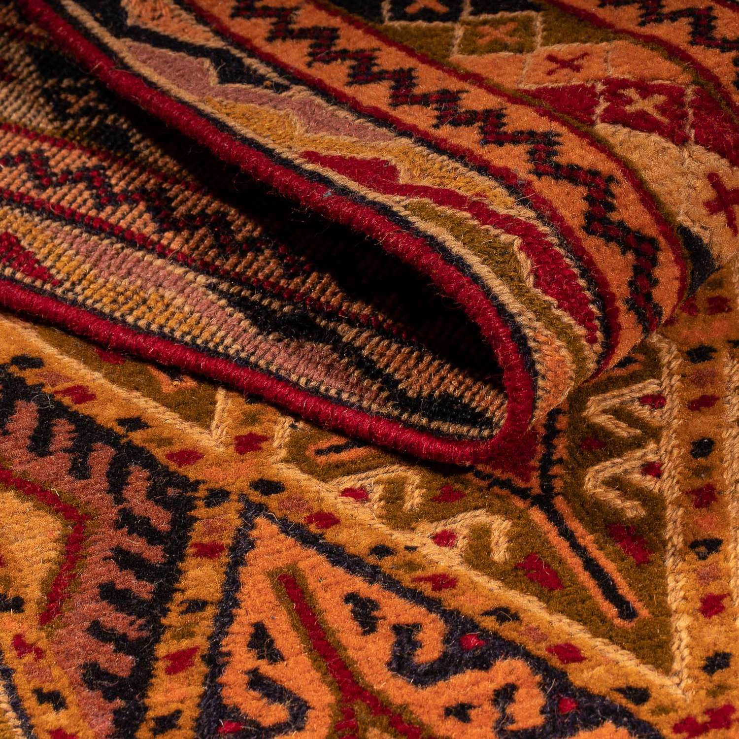 Loper Kelim tapijt - Oosters - 194 x 61 cm - bruin