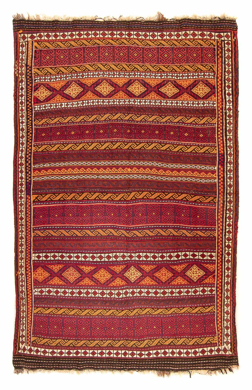 Tapis Kelim - Vieux - 231 x 149 cm - multicolore