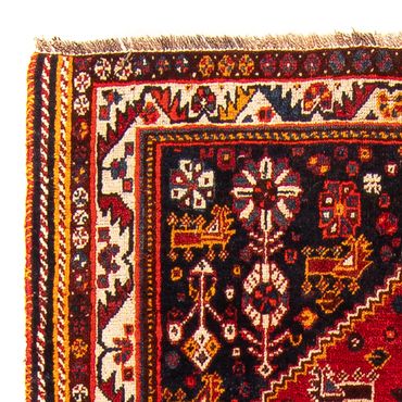 Tapis persan - Nomadic - 142 x 115 cm - rouge foncé