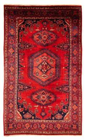 Alfombra persa - Nómada - 333 x 210 cm - rojo oscuro