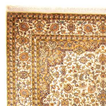 Zijden tapijt - Kashmir Silk - 302 x 215 cm - beige